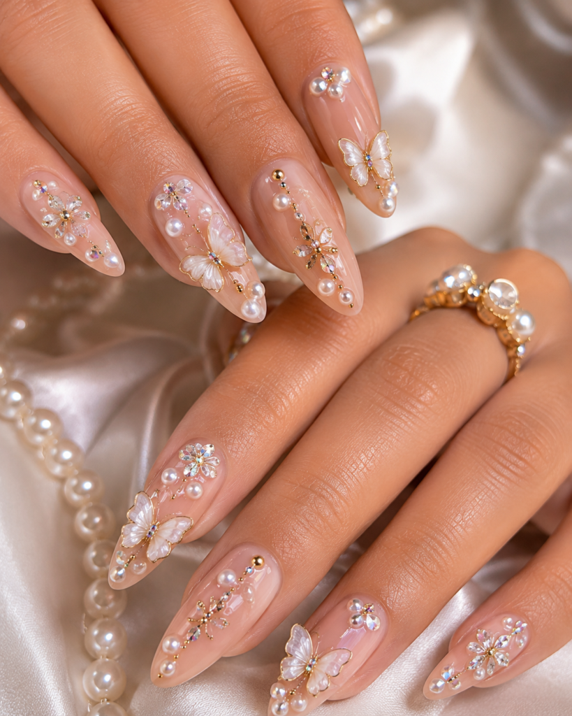 3D Butterfly Manicure