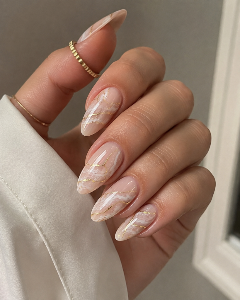 Marble Art Nails