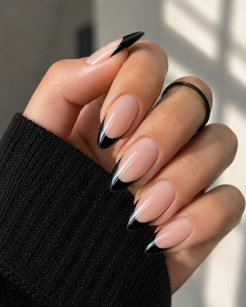 Black French Tips