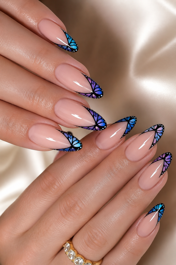Butterfly French Tips