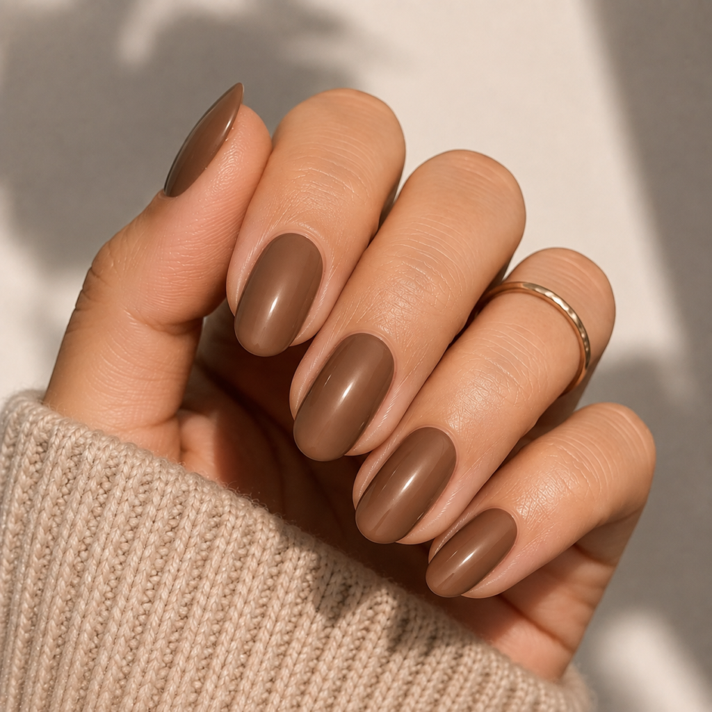 Cocoa Cream Nails 