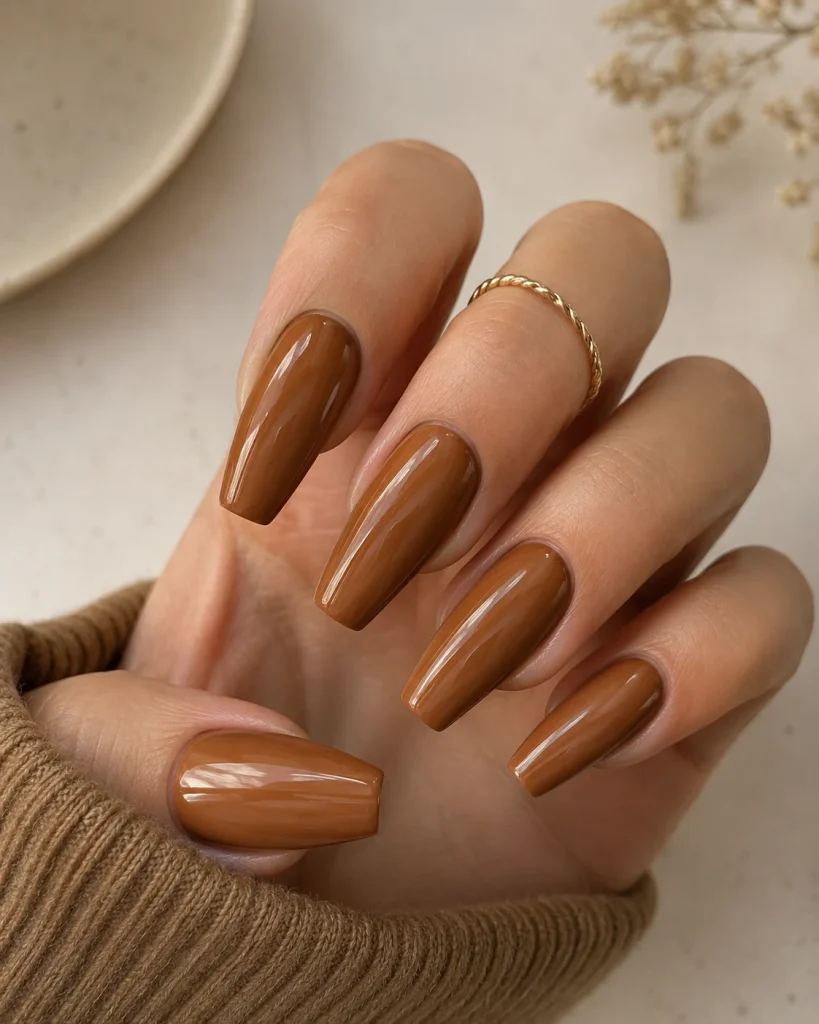 caramel nail polish