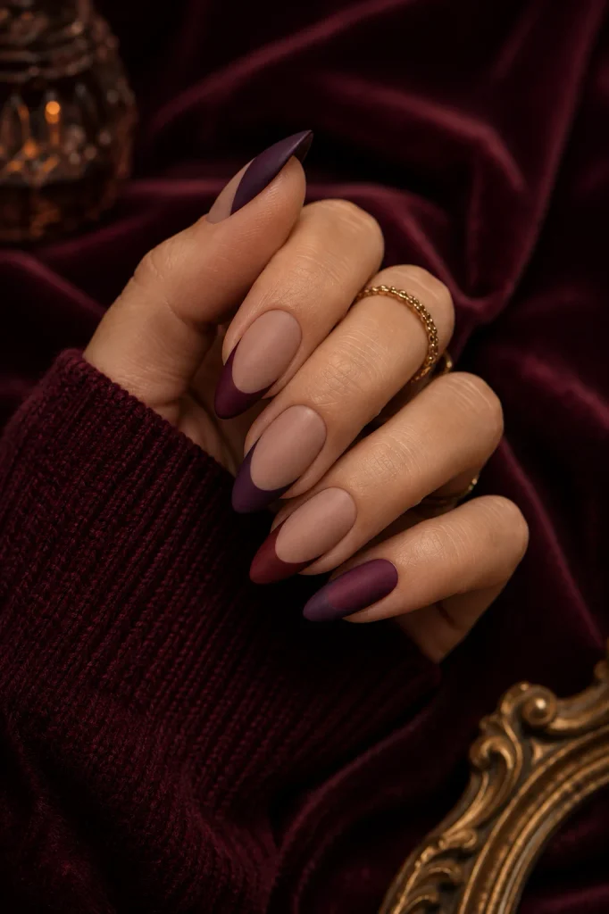 Deep Plum-Burgundy Blend