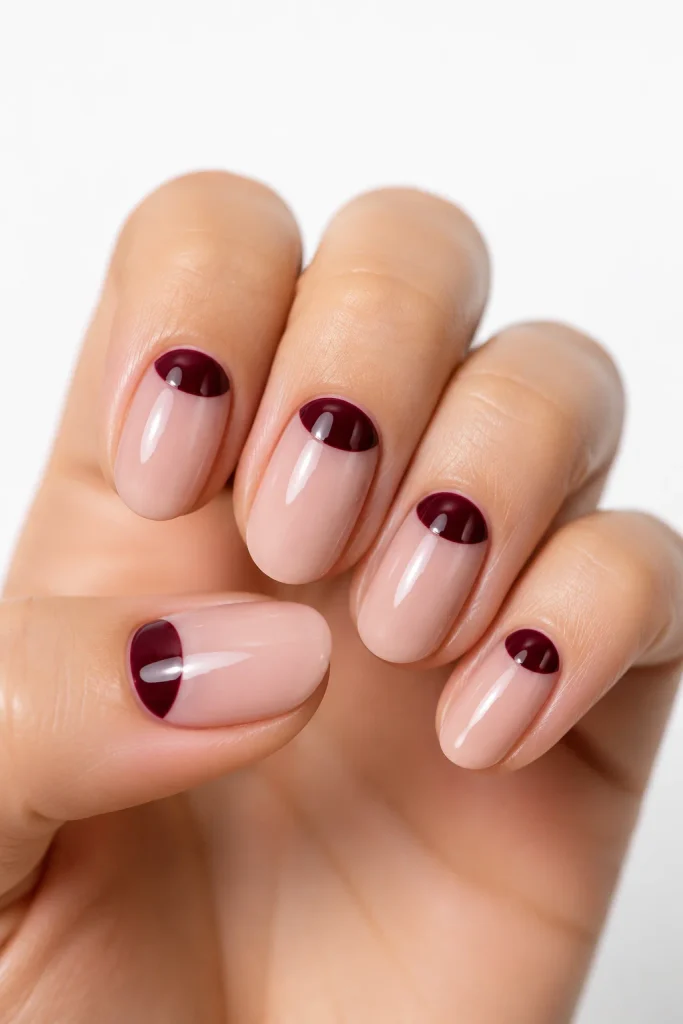 Negative Space Half Moons