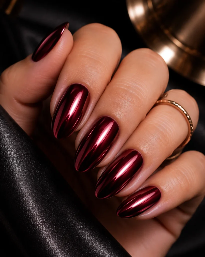 Bold Burgundy Chrome