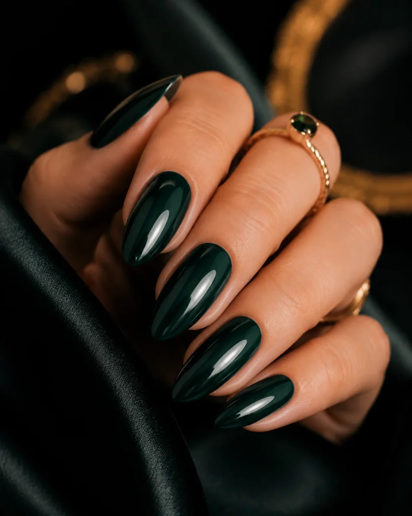  Jewel-Toned Almond Nails