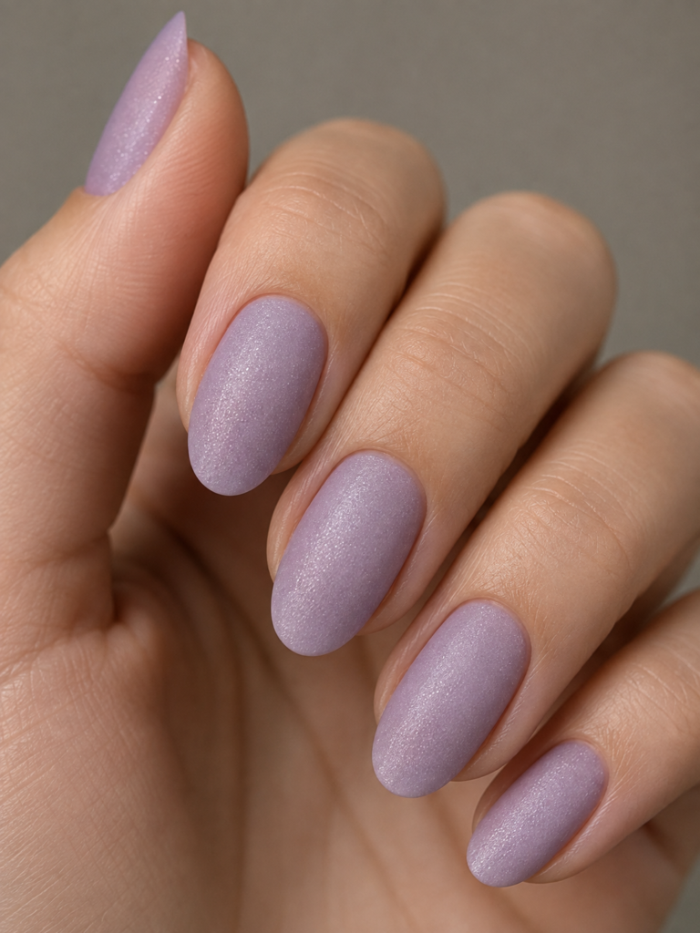 Frosted Pastel Nails