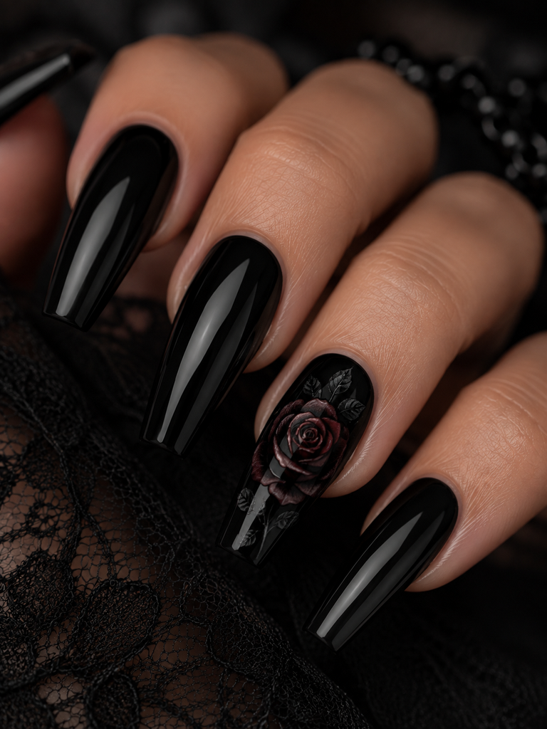 Gothic Rose Accent