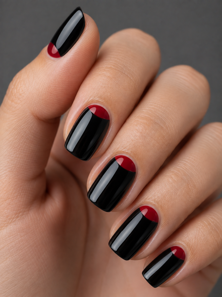 Half-Moon Manicure