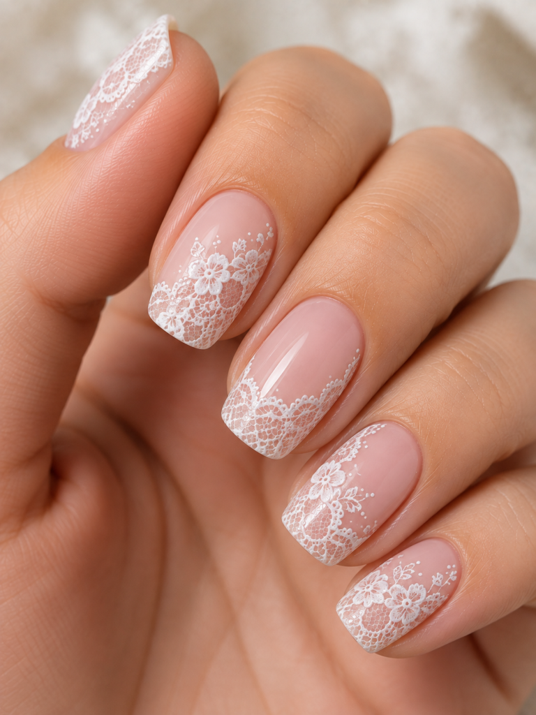 Lace Nail Art