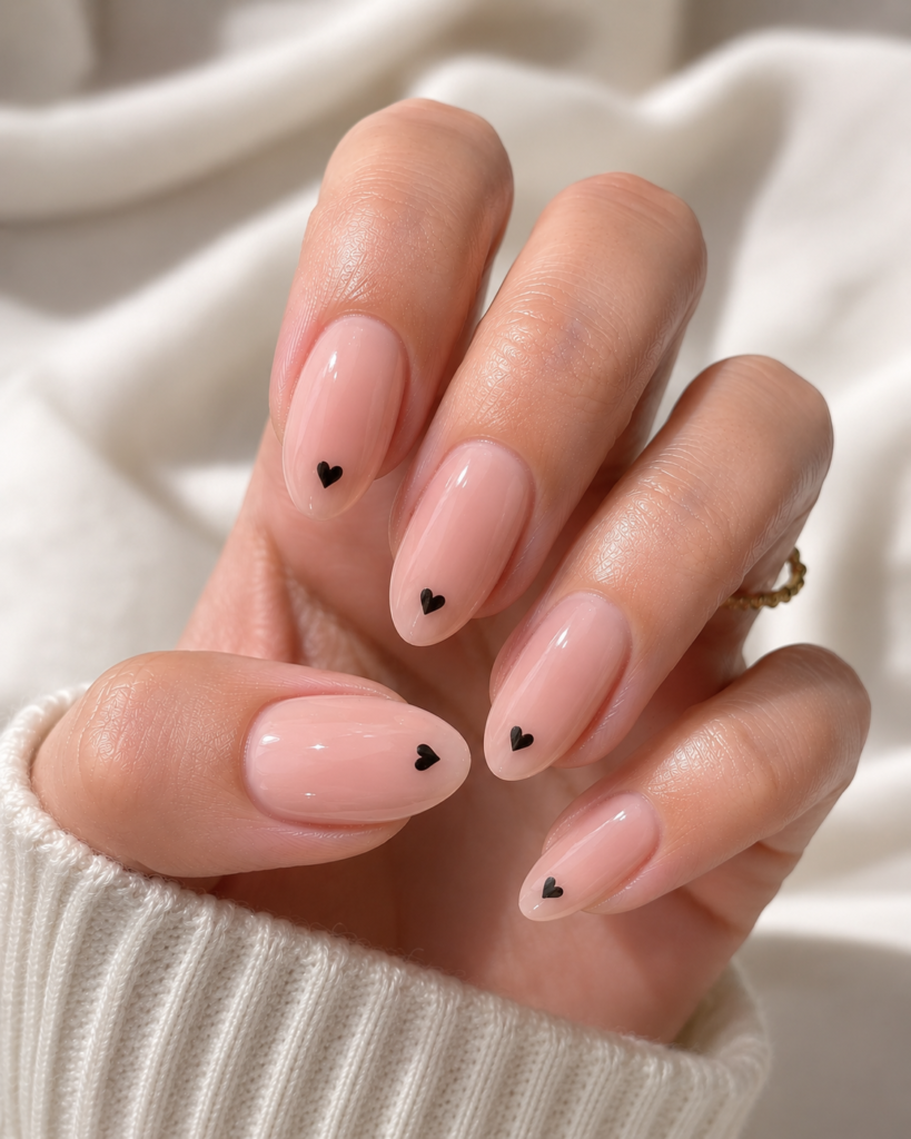 Minimal Black heart