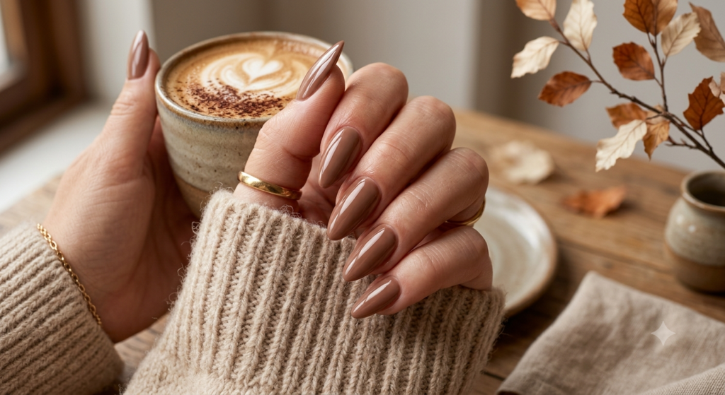 Mocha Mousse Nails