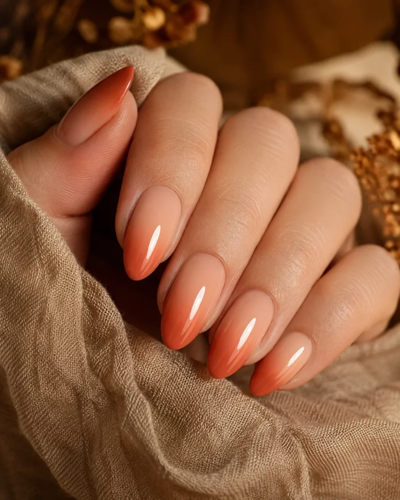 Peach to Terracotta Ombré
