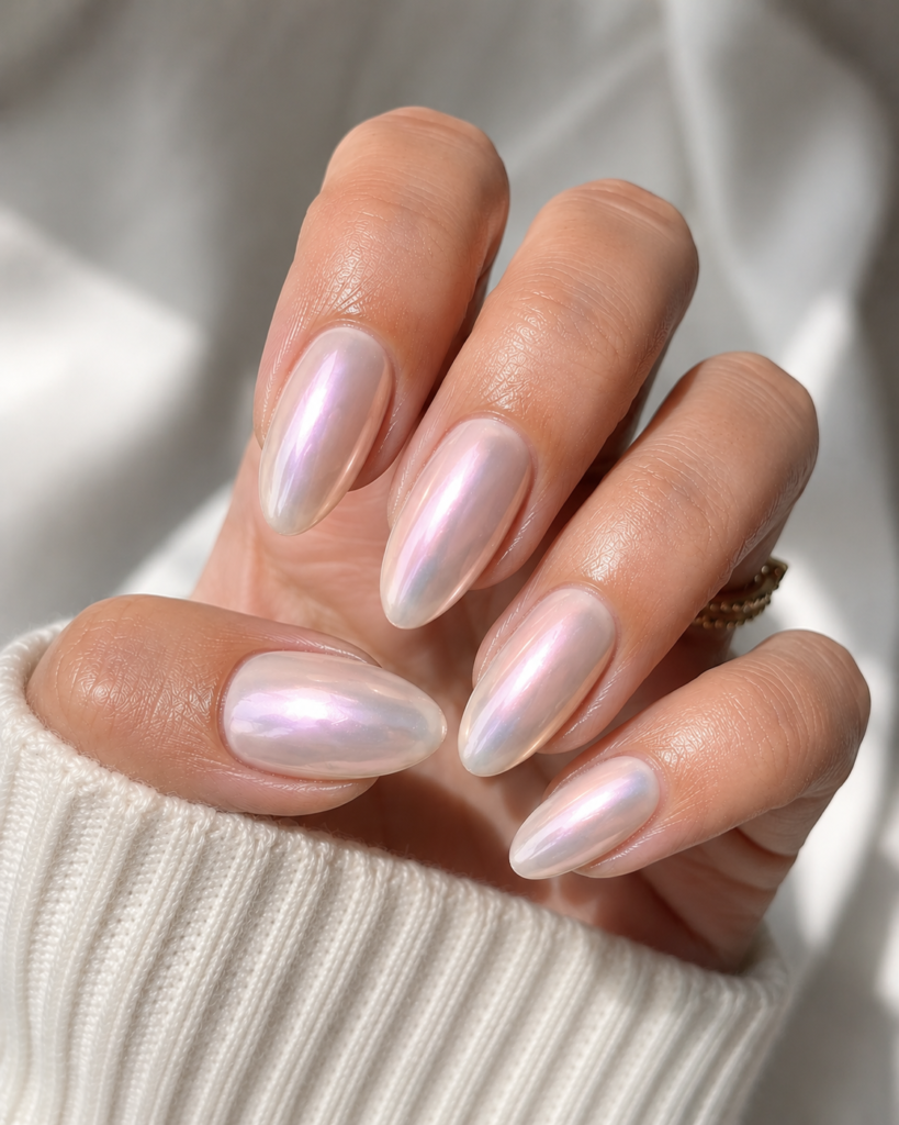 Pearl finish nails
