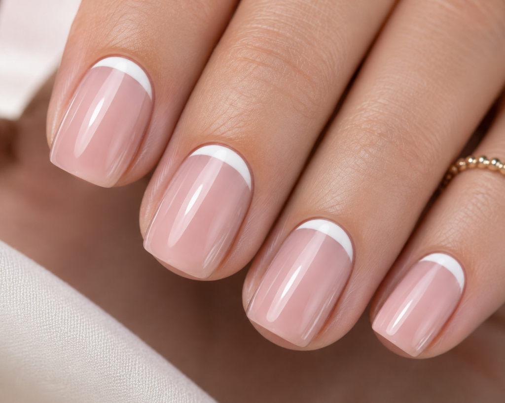 Reverse French Manicure