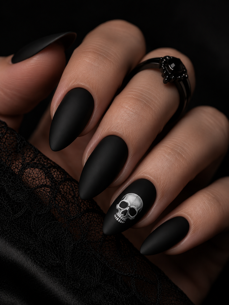  Skull Accent Nail