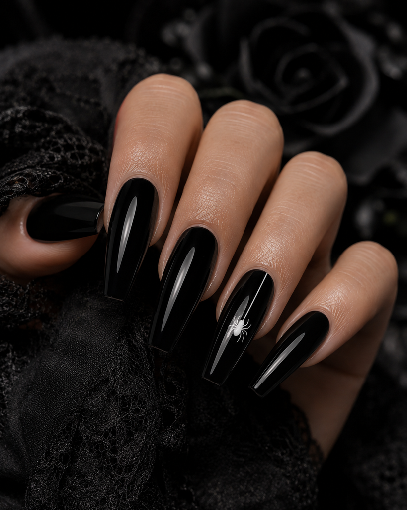 Tiny Spider Accent Nail