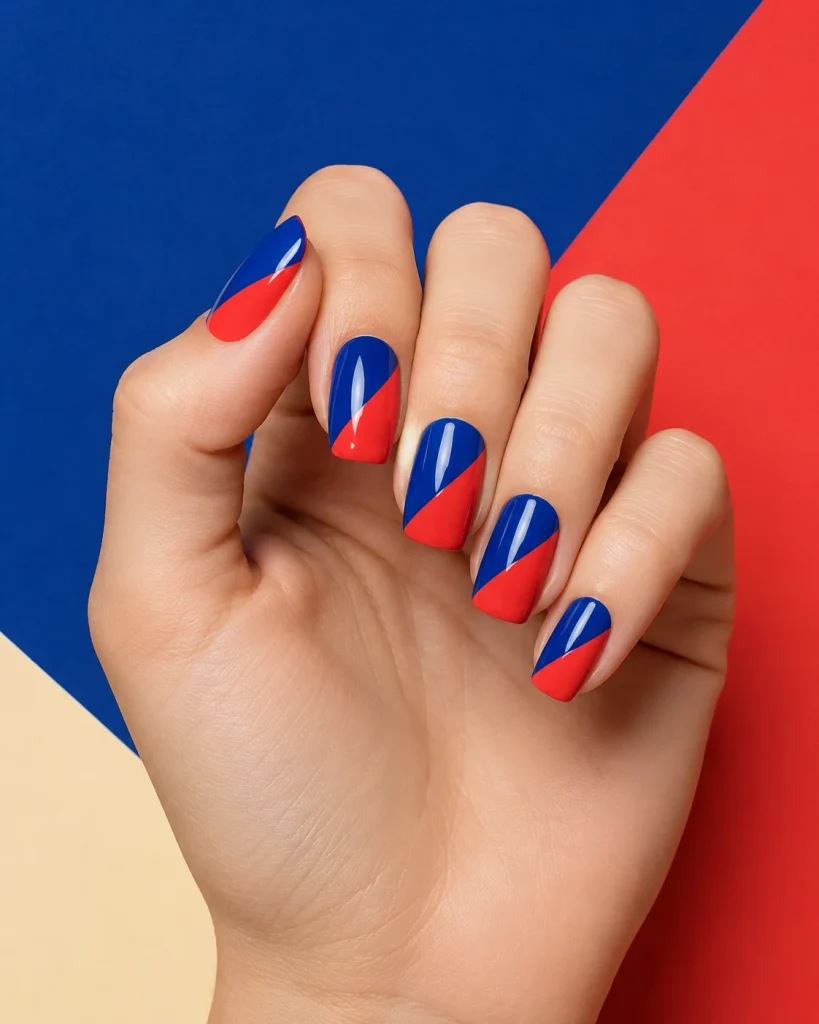 Two-Tone Dip Nails