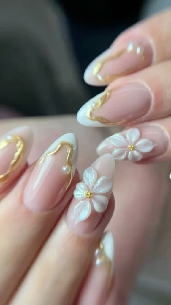 3D Pearl Accents