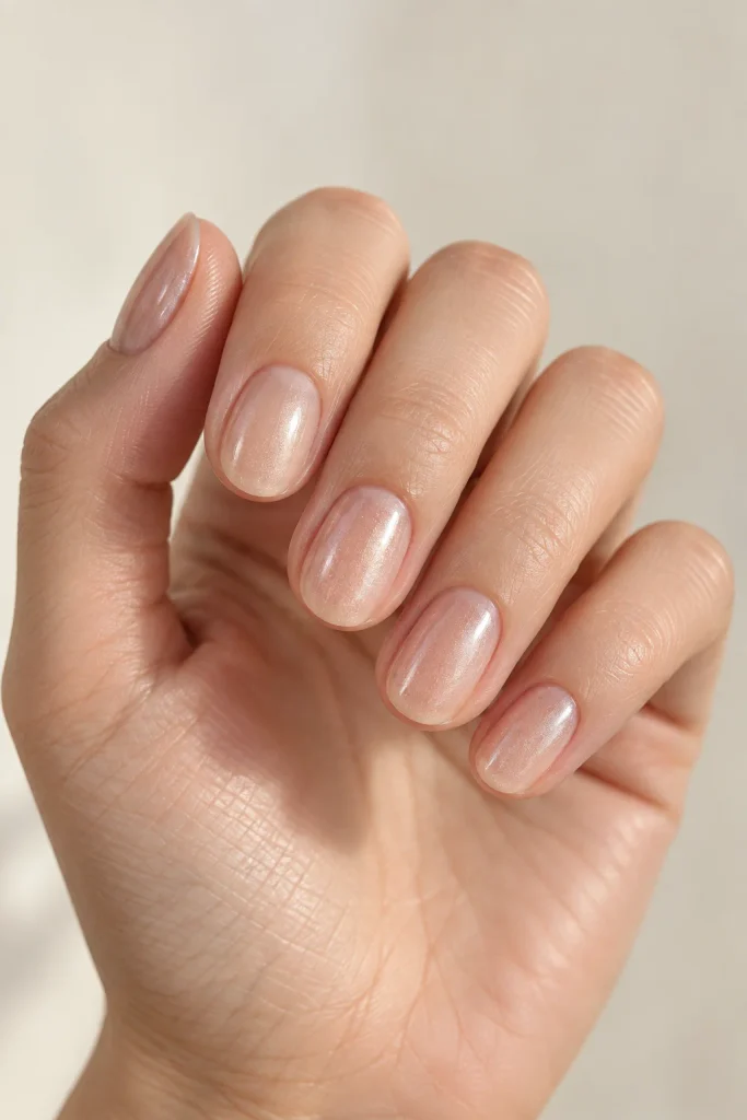 Barely-There Chrome Shimmer 
