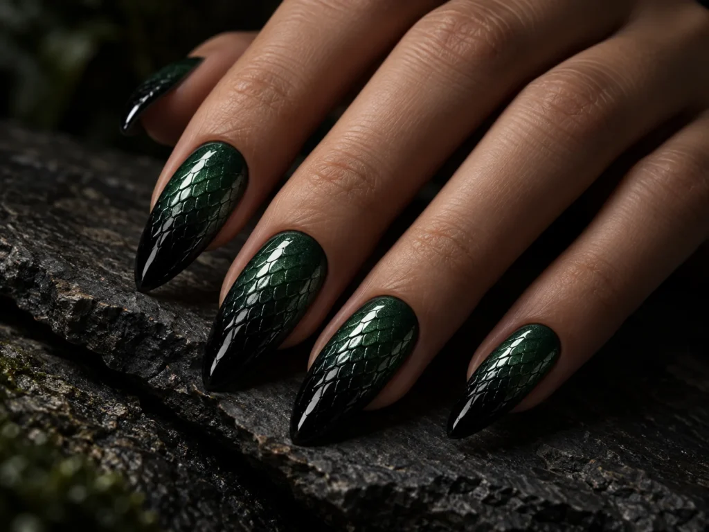 Basilisk Green Scale Ombre