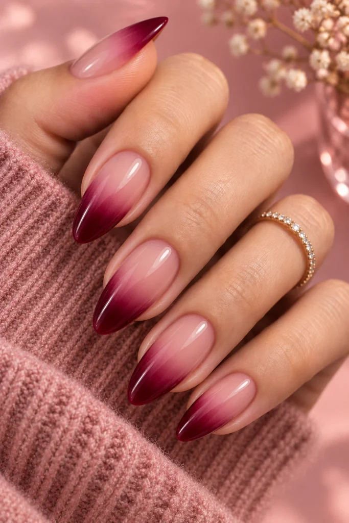 Berry Ombre French
