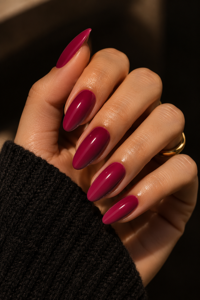 Berry Pink Nails