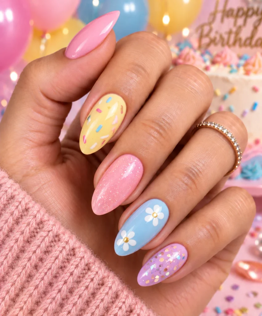 Birthday Cake Pastel Set