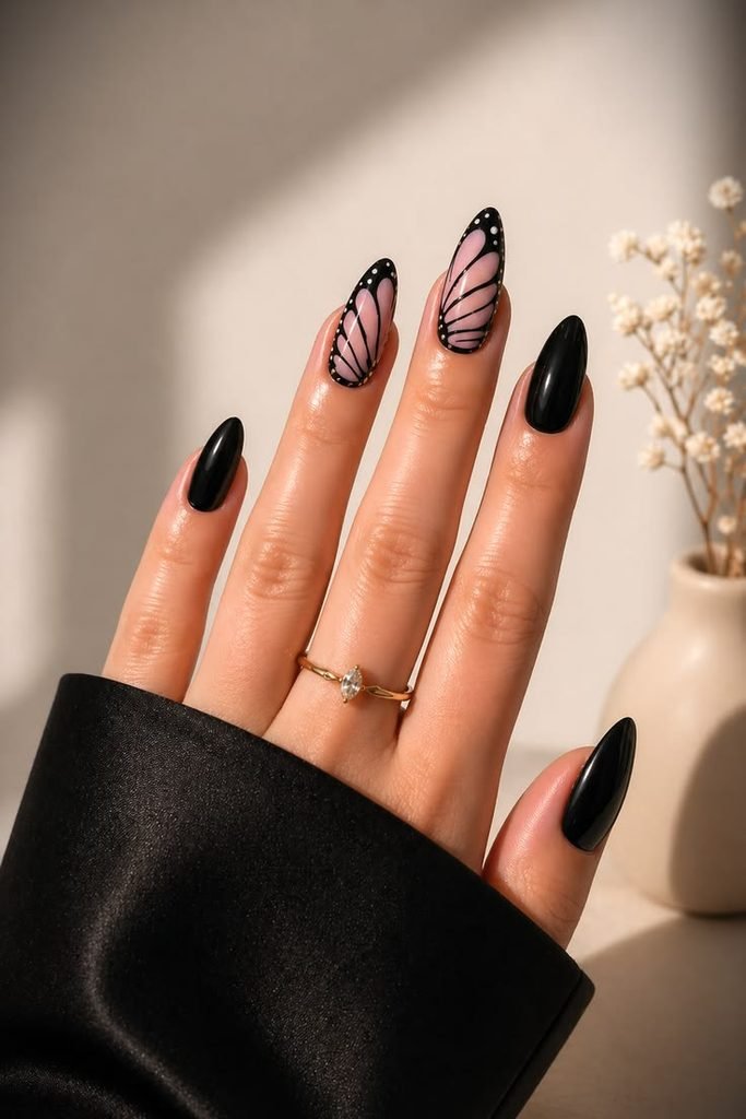 Butterfly Nails Baddie