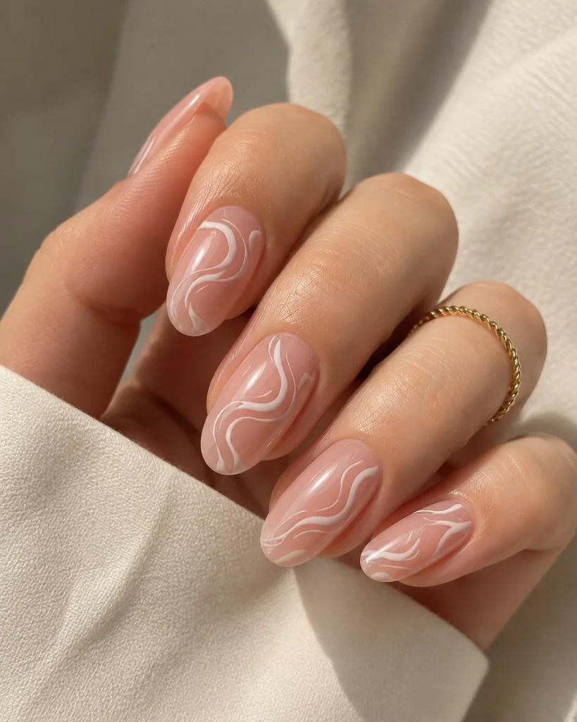  Swirl Nail Art everyday nails