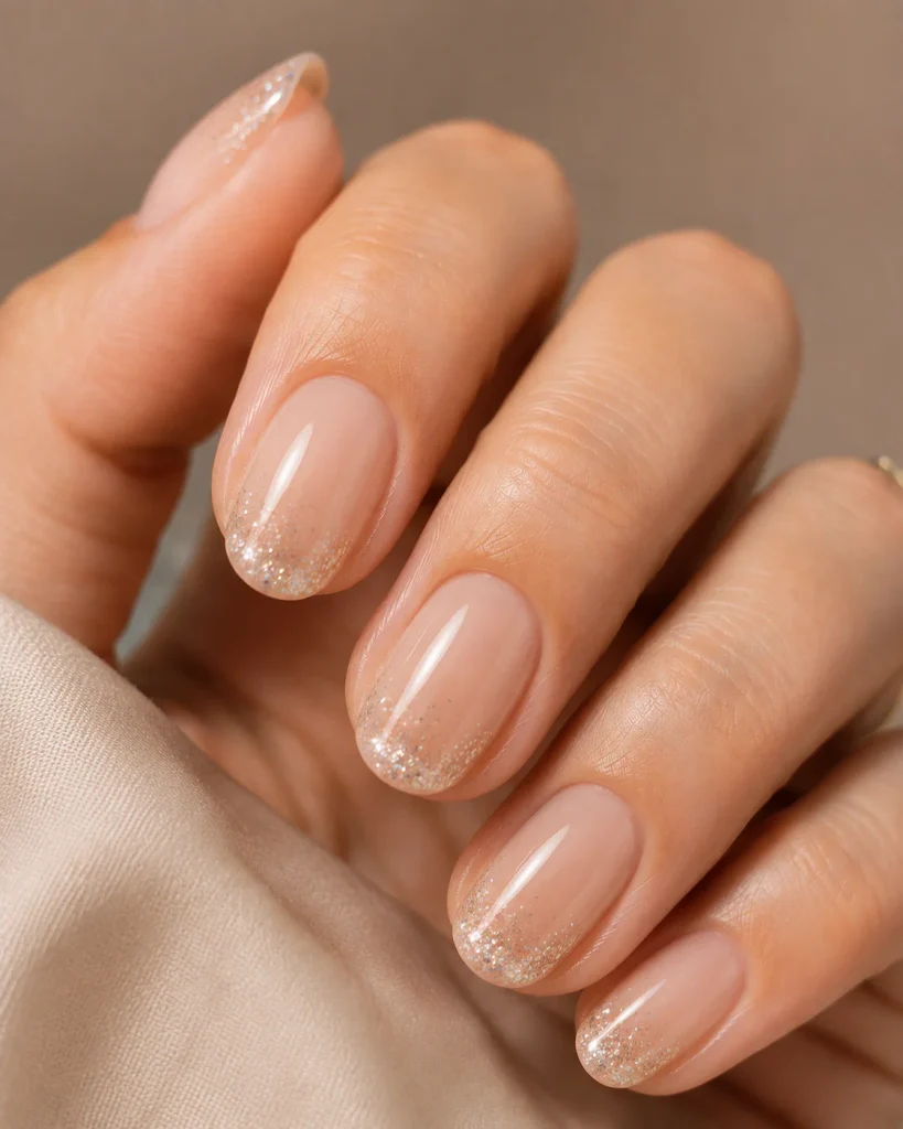  Sheer Glitter Tips
