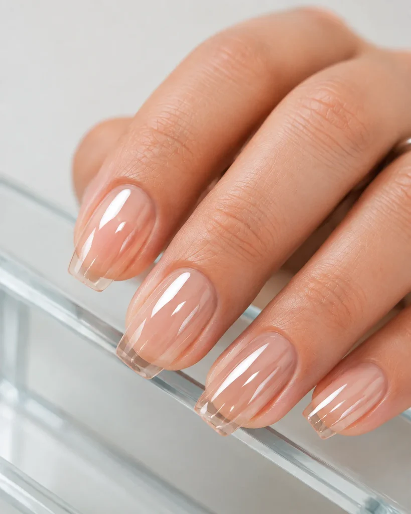 Clean Glass Nails