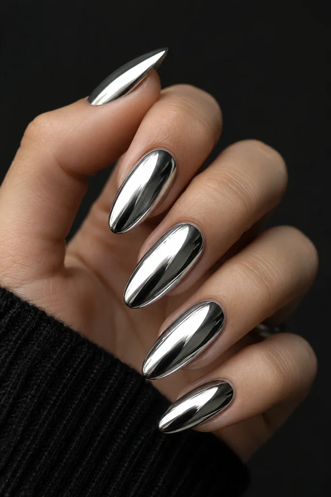 Chrome Metallic Nails