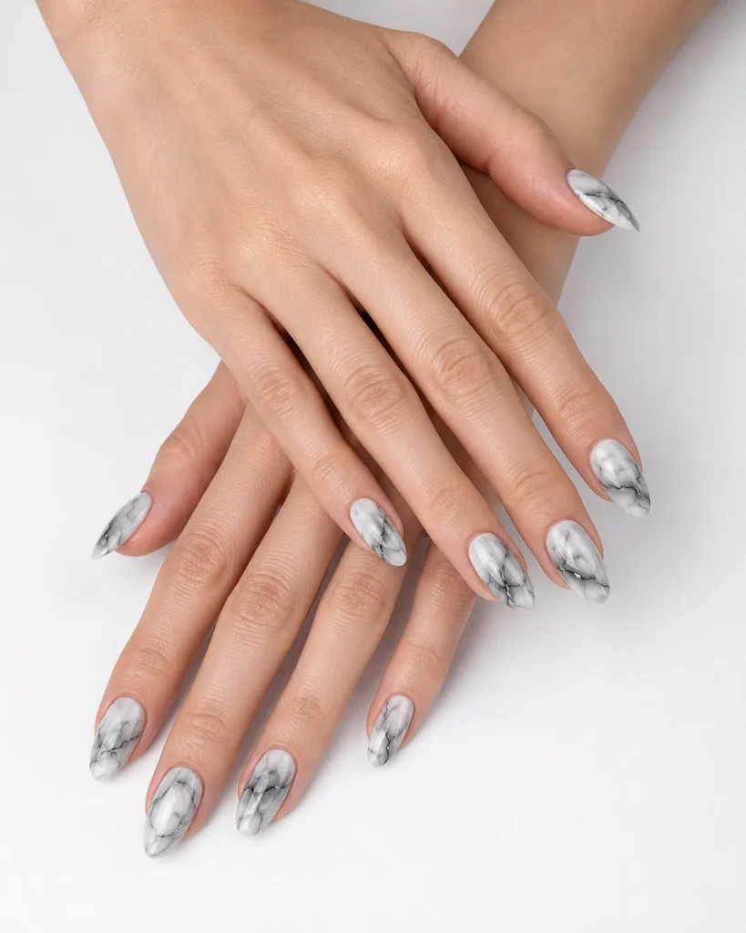Marble Nail Design
