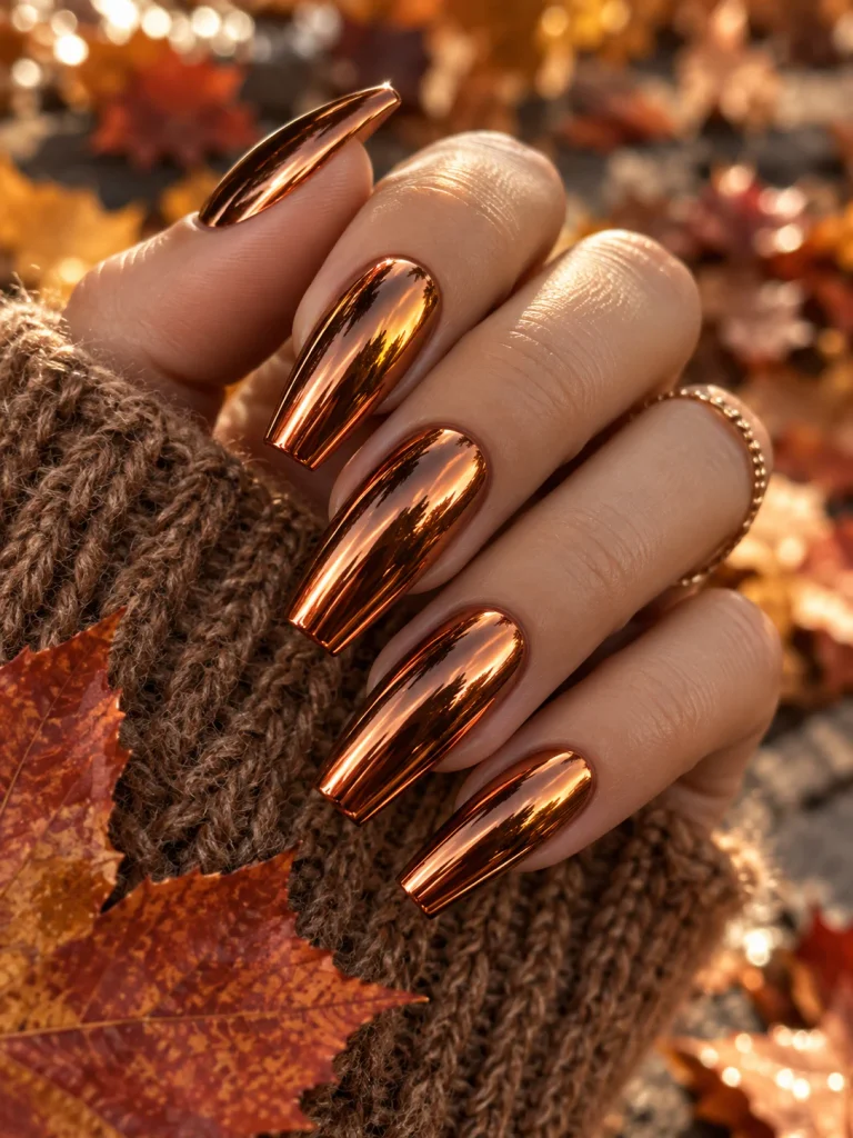 Chrome Copper Nails