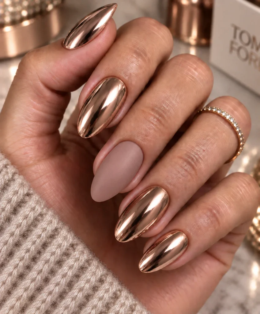 Chrome with Matte Accent