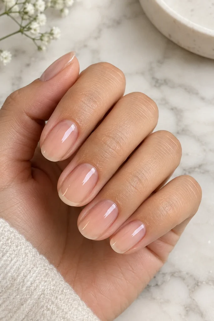 Clear Soap Nails