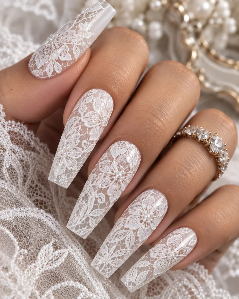 Coffin Shape Lace Design
