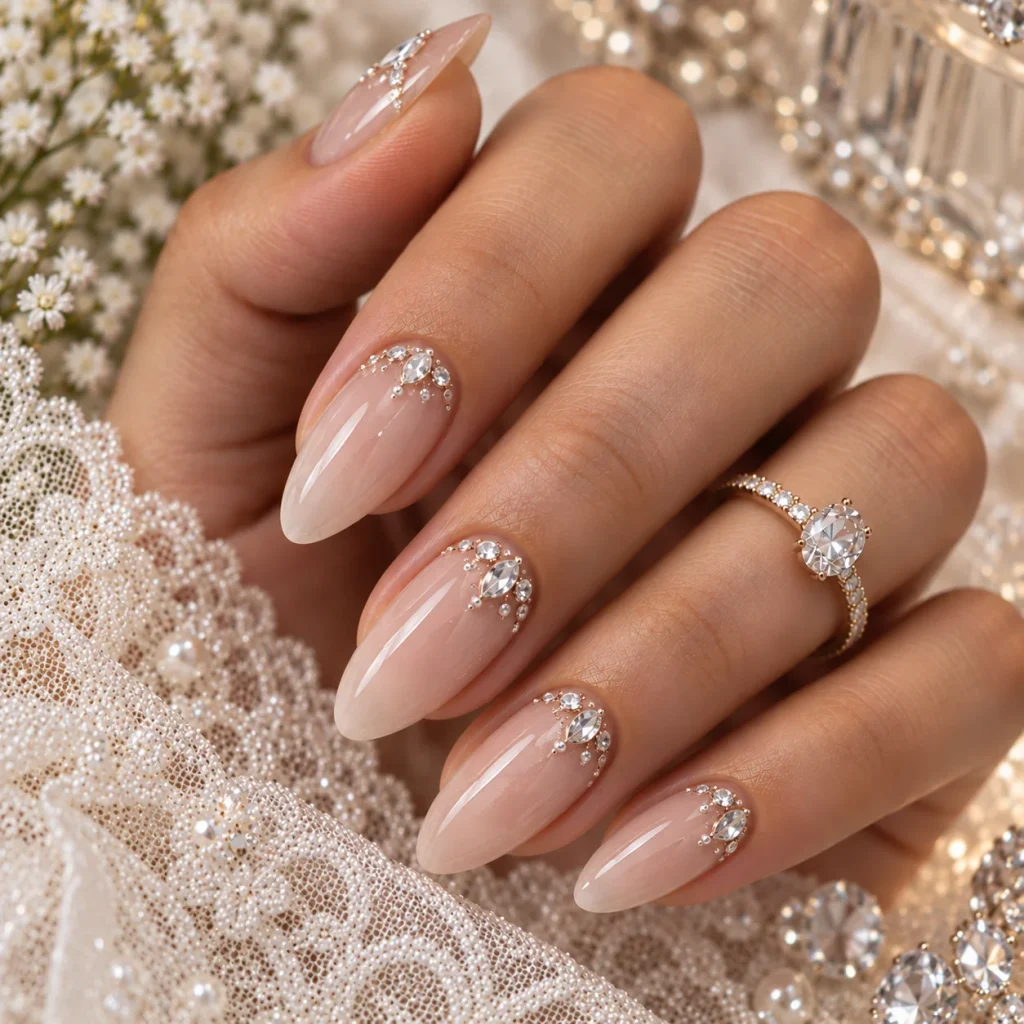 Crystal Embellished Nails