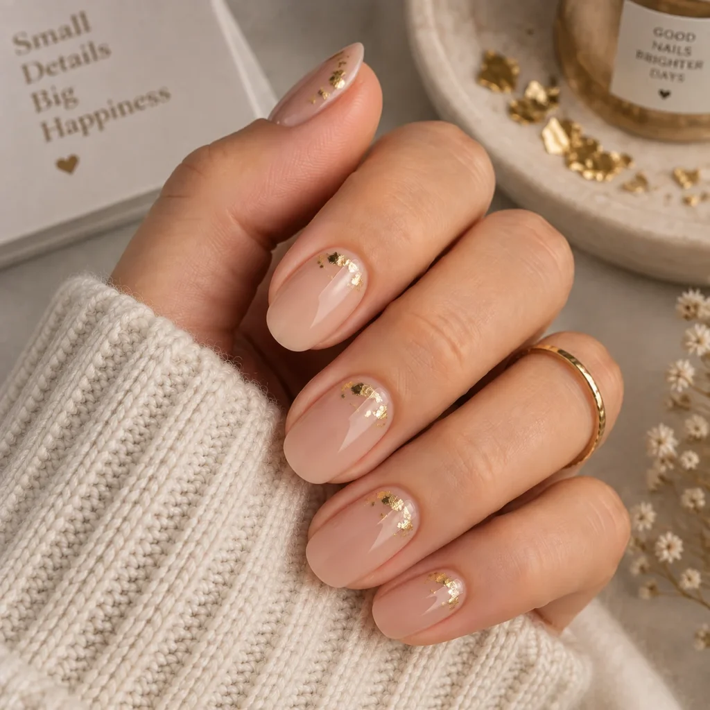 Delicate Gold Foil