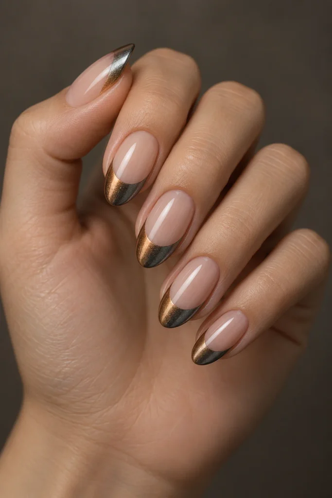 Double Chrome French Tips 