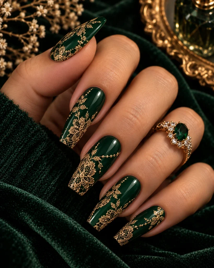 Emerald Lace Design