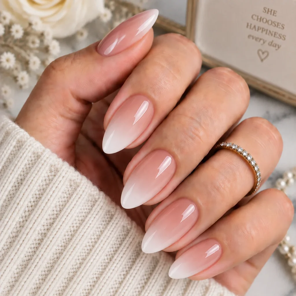 French Ombre Gel Manicure