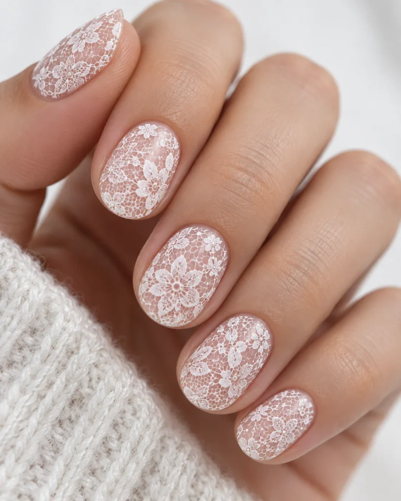 Full Lace Coverage Nails