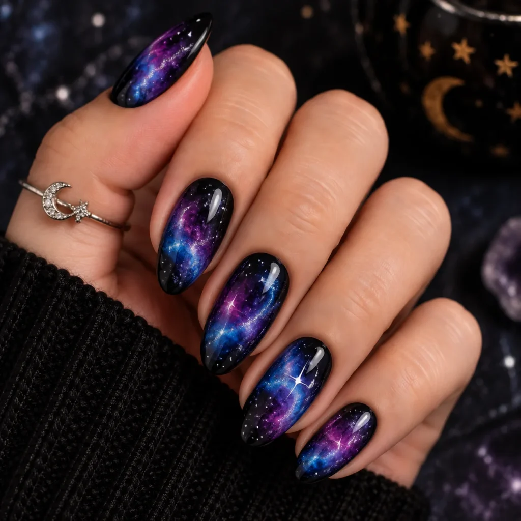 Galaxy Nail Art