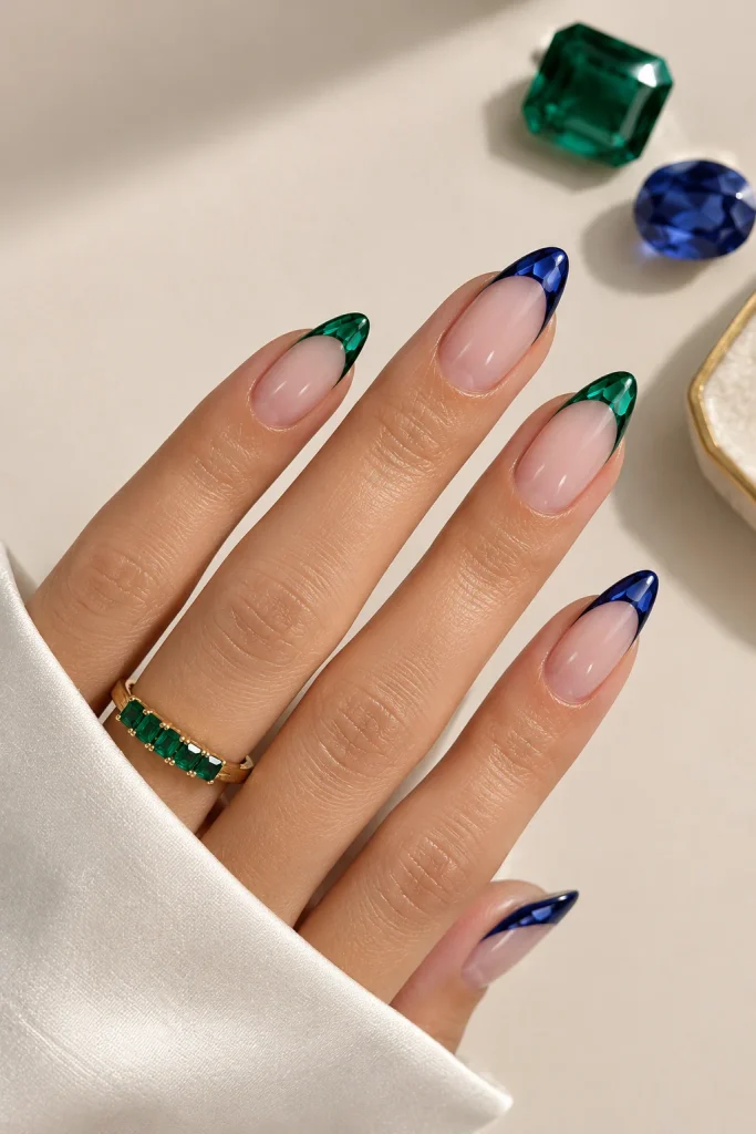 Gemstone French Tips