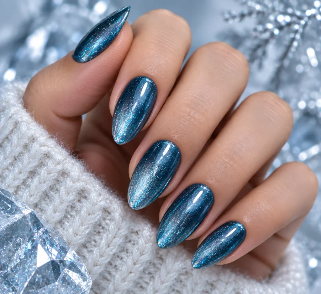 Glacier Blue Nails