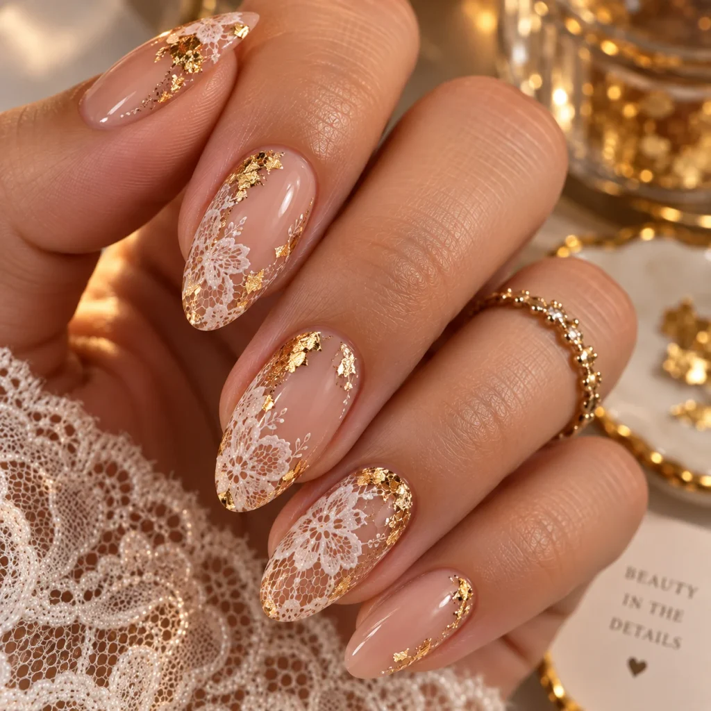  Gold Foil Lace Design