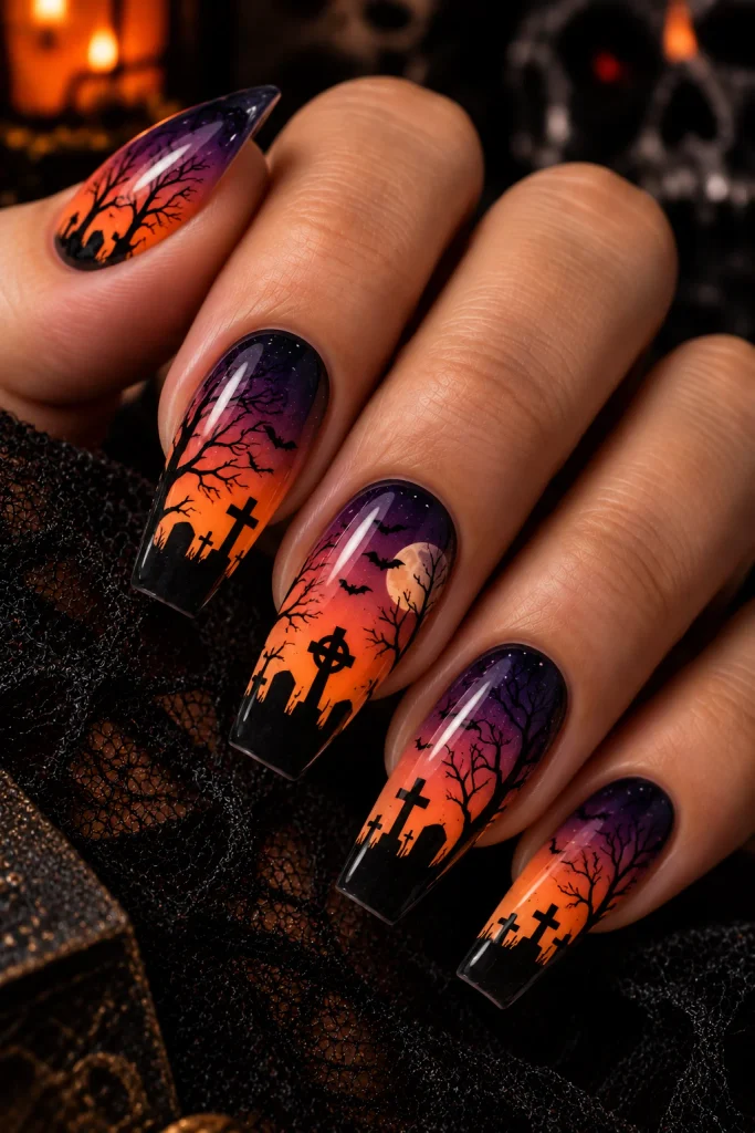 Graveyard Silhouette