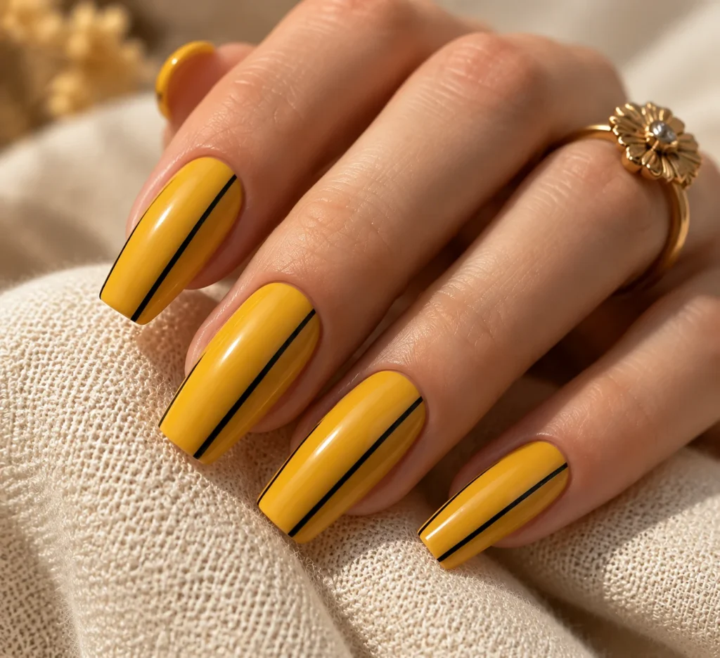Hufflepuff Yellow and Black Stripe